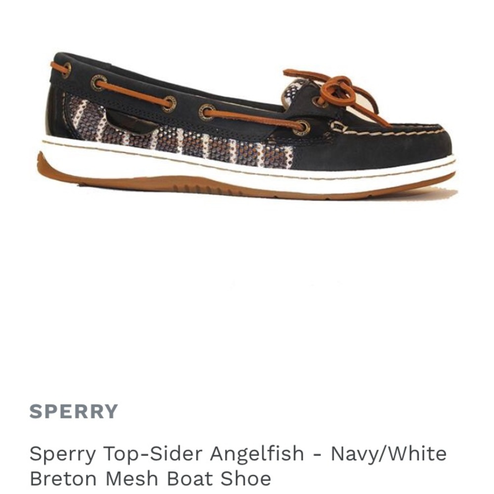 Sperry Angelfish Navy Stripe
